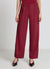 Barrel trousers with double pleats