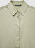 Uni-farbene Satin-Imitat-Hemd