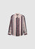 Camicia a righe con colletto classico