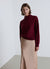 Solid colour Perkins collar jumper