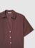 Camicia maniche corte a righe tono su tono