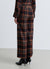 Pantaloni straight a quadri