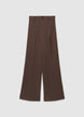 Pantaloni a gamba ampia a tinta unita - XS