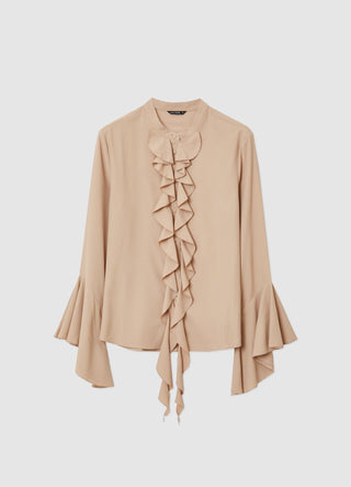 Bluse mit Rüschen