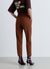 Pantaloni con pinces e vita elasticizzata