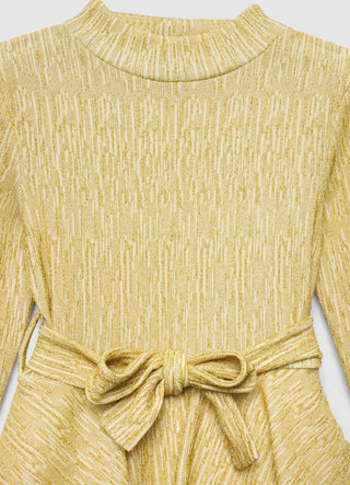 Robe à effet scintillant avec volants