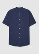 Shirt with a mandarin collar - XS