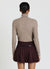 Cable knit turtleneck jumper