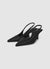 Slingback in pelle