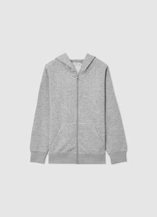 Unifarbener Kapuzenpullover
