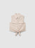 Camicia smanicata in misto lino con nodo