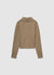 Cardigan with oversized collar and buttons