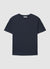 Plain-coloured crew neck T-shirt