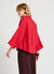 Camicia ampia con scollo a V e bottoni