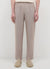 Linen-blend chino trousers