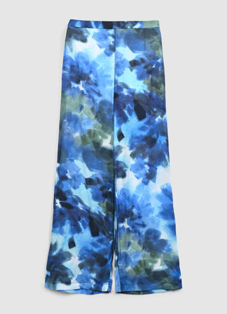 Patterned palazzo trousers