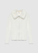 Maglia con zip e collo in similpelliccia - 4-5