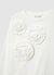 Sweatshirt mit Blumenapplikationen