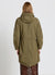 Parka with hood and drawstring