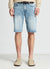 Pantaloncini jeans con risvolto