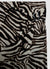 Gonna midi a portafoglio con stampa animalier