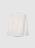 Camicia a righe con collo coreano