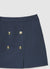 Mini skirt with decorative buttons