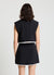 Gilet court avec revers et pattes