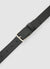 Hammered belt with buckle