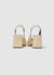 Slingback with a solid colour block heel
