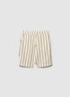 Sportske kratke pantalone sa prugama i vezicom - S
