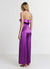 Tuta simil satin con balza