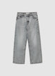 Wide-leg jeans with rhinestones - 8-9