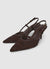 Slingback a punta in pizzo