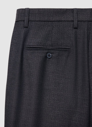 Micro-patterned chino trousers