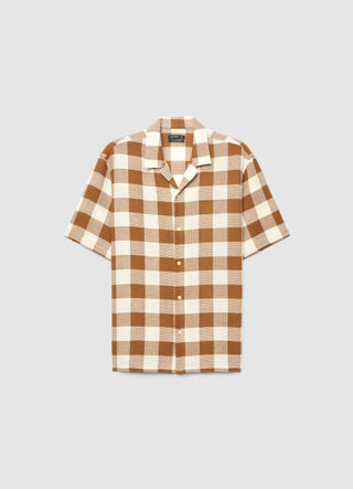 Camicia manica corta a quadri
