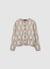 Cardigan con motivo a rombi