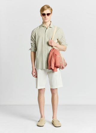 Camicia slim a righe