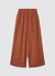 Solid-colour palazzo trousers with an elasticated waistband