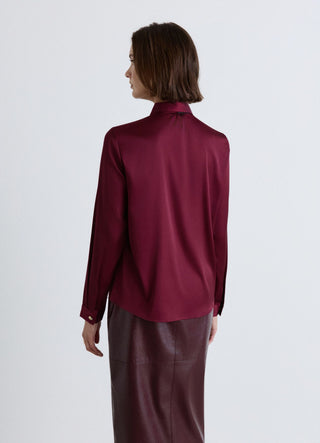 Camicia con cravattino e bottoni