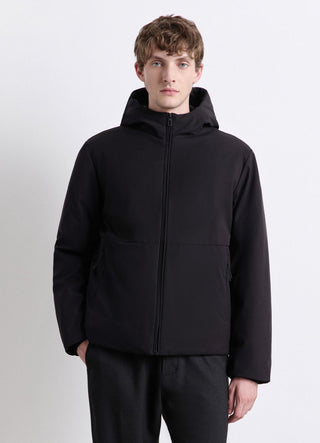 Giubbotto softshell imbottito con cappuccio