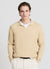 Ribbed polo neck sweater