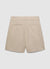 Solid colour tailored bermuda shorts