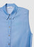 Camicia smanicata con nodo a tinta unita