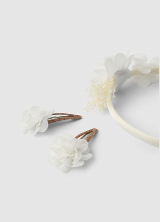 3er-Pack Haaraccessoires mit Blumen