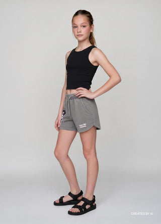Top crop in a solid colour