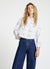 Camicia crop con fiocchi applicati
