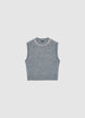 Gilet in maglia con applicazioni strass - XL