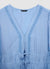 Blusa ajour con scollo a v e laccetti