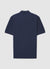 Polo con collo aperto in jacquard